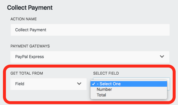 Getting total from a field