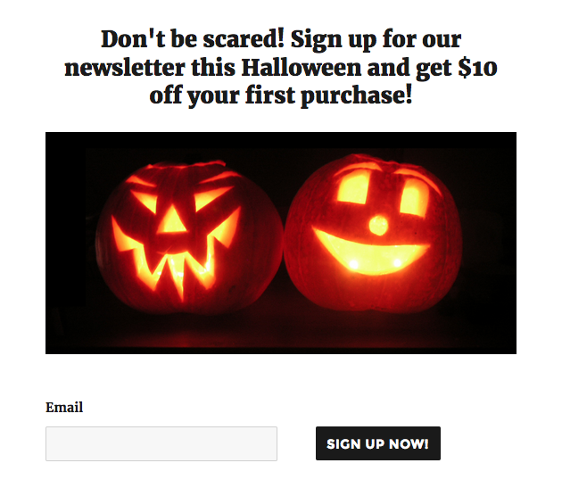 preview of the form with our image added