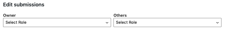 edit submission permission dropdown