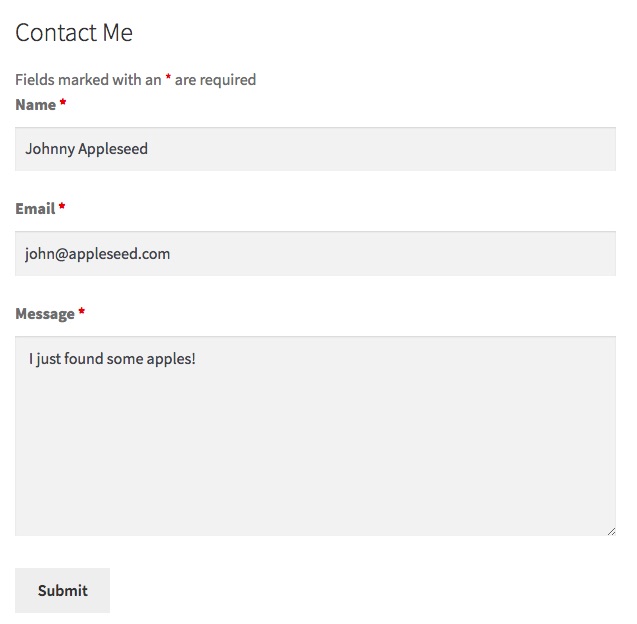 User Analytics Form Front End