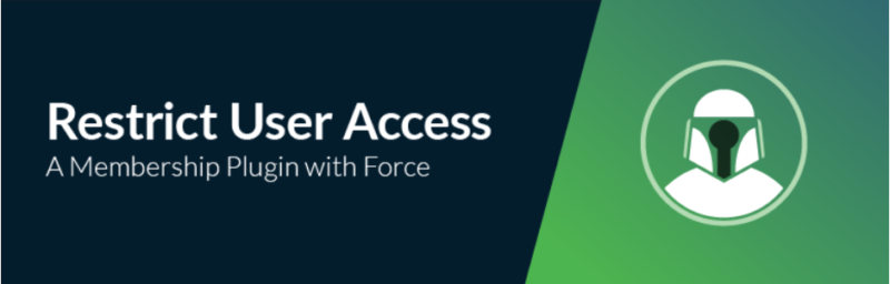Restrict User Access logo. A membership plugin with force