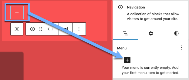 Add a Custom URL with the Add Block icon.