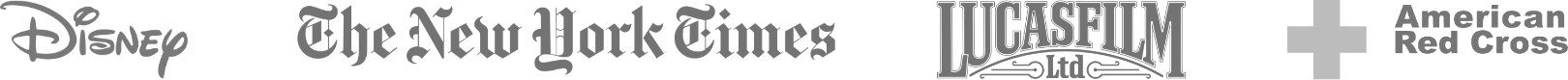 Disney, The New York Times, Lucasfilm, American Red Cross