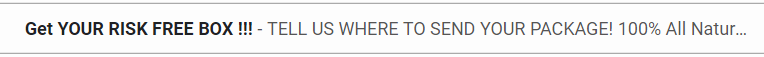 example or a problematic subject line modeling several broken best practices mentioned below