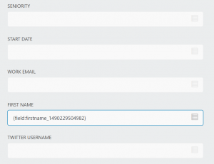 mapping first name from ninja forms to hubspot fields