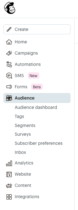Mailchimp Audience