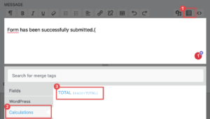 Insert the calculation