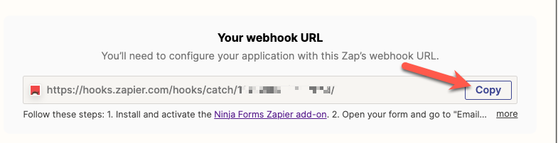 Zapier webhook, Connect Airtable to WordPress