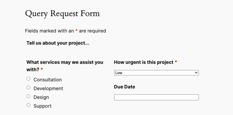 send conditional email example form