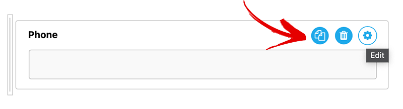 removing a field from a lead-generation WordPress form