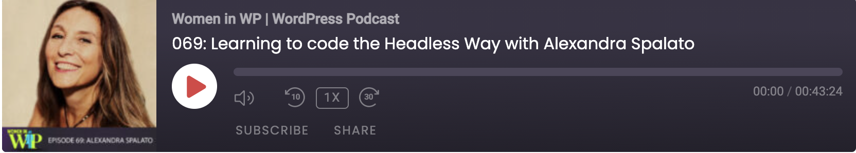 Women In WP Podcast Episode