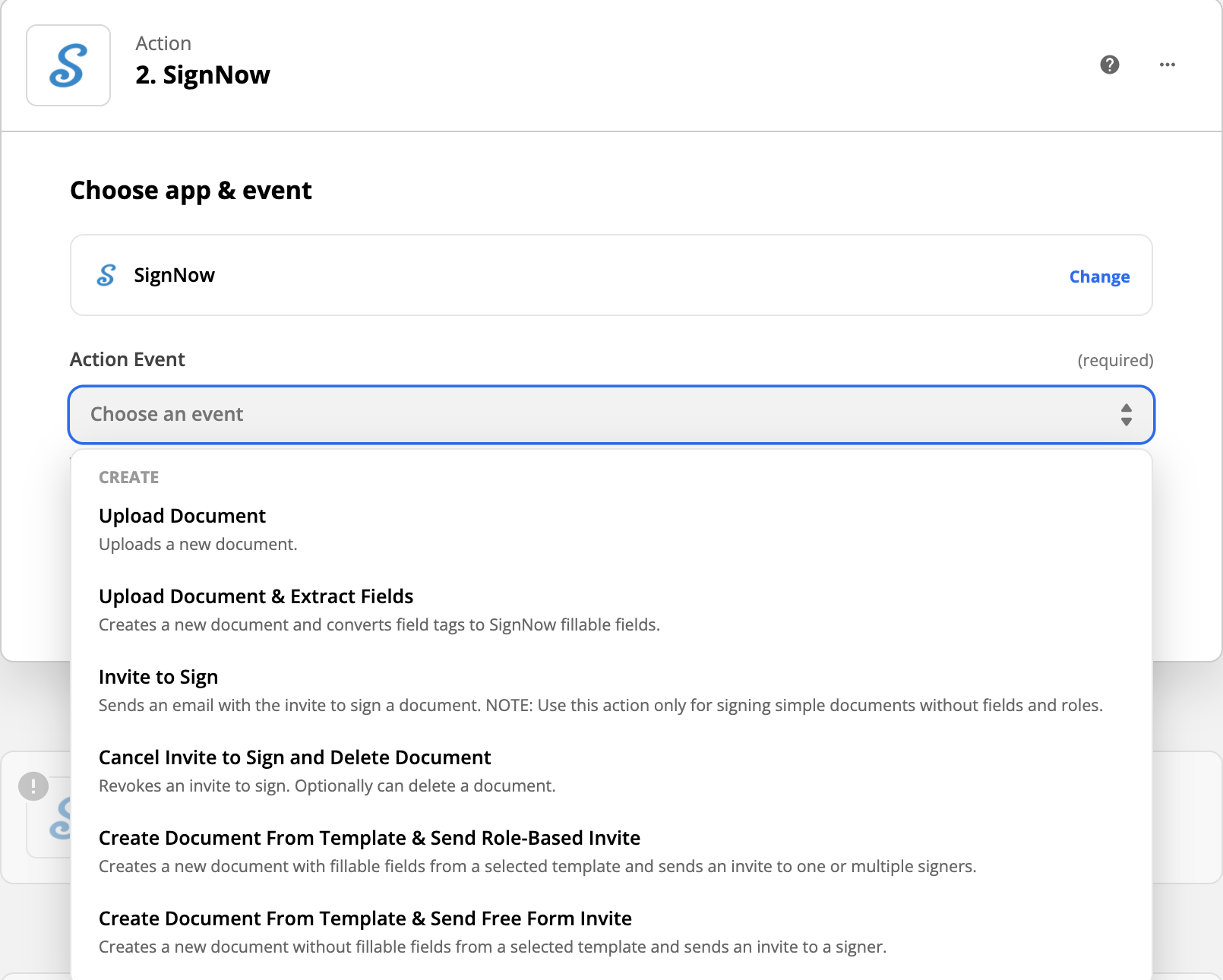 Connecting to SignNow with Zapier to Ninja Forms