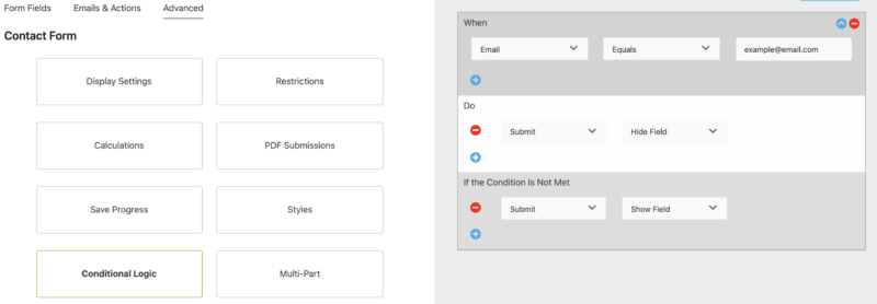 blocking specific email address