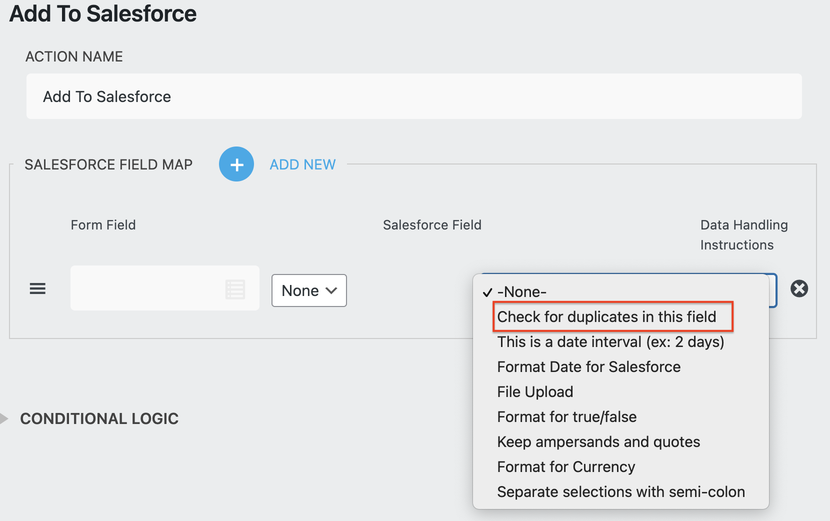 Matching Records in Salesforce