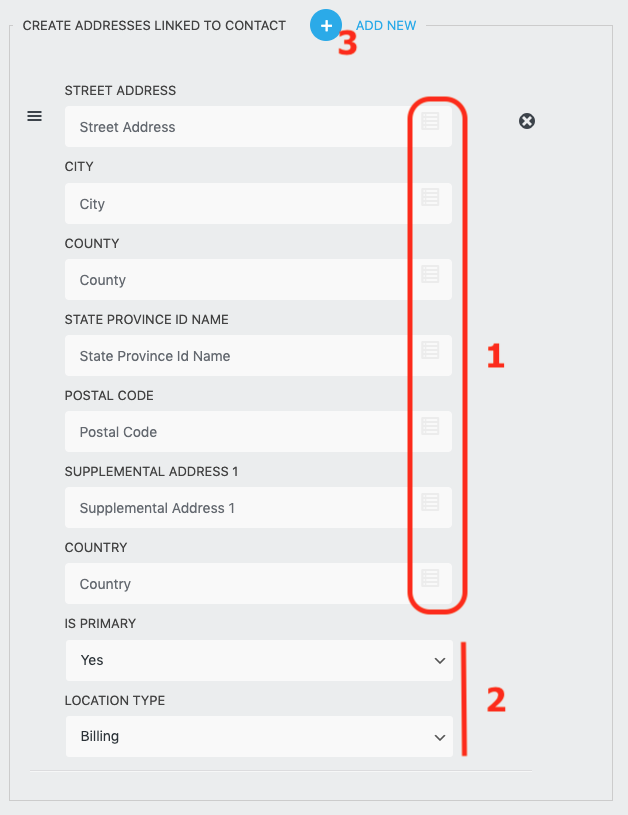 civicrm contact address settings