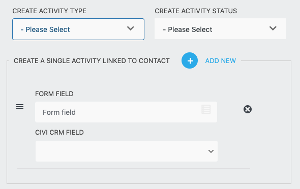 add contact create activity