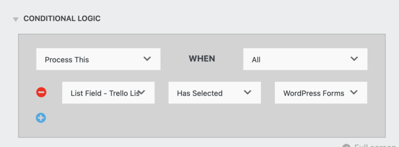 Conditional Logic for Trello action