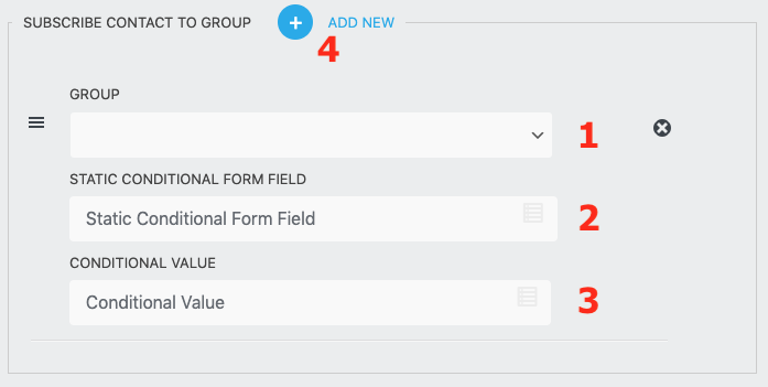 add contact to group settings