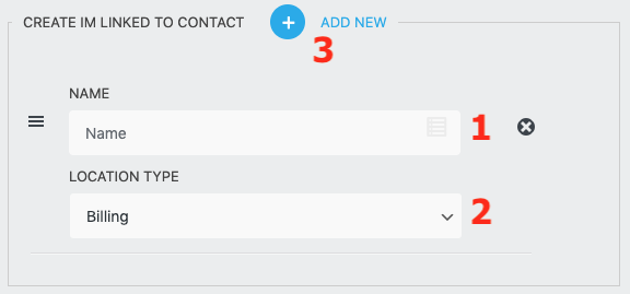 add contact im setting