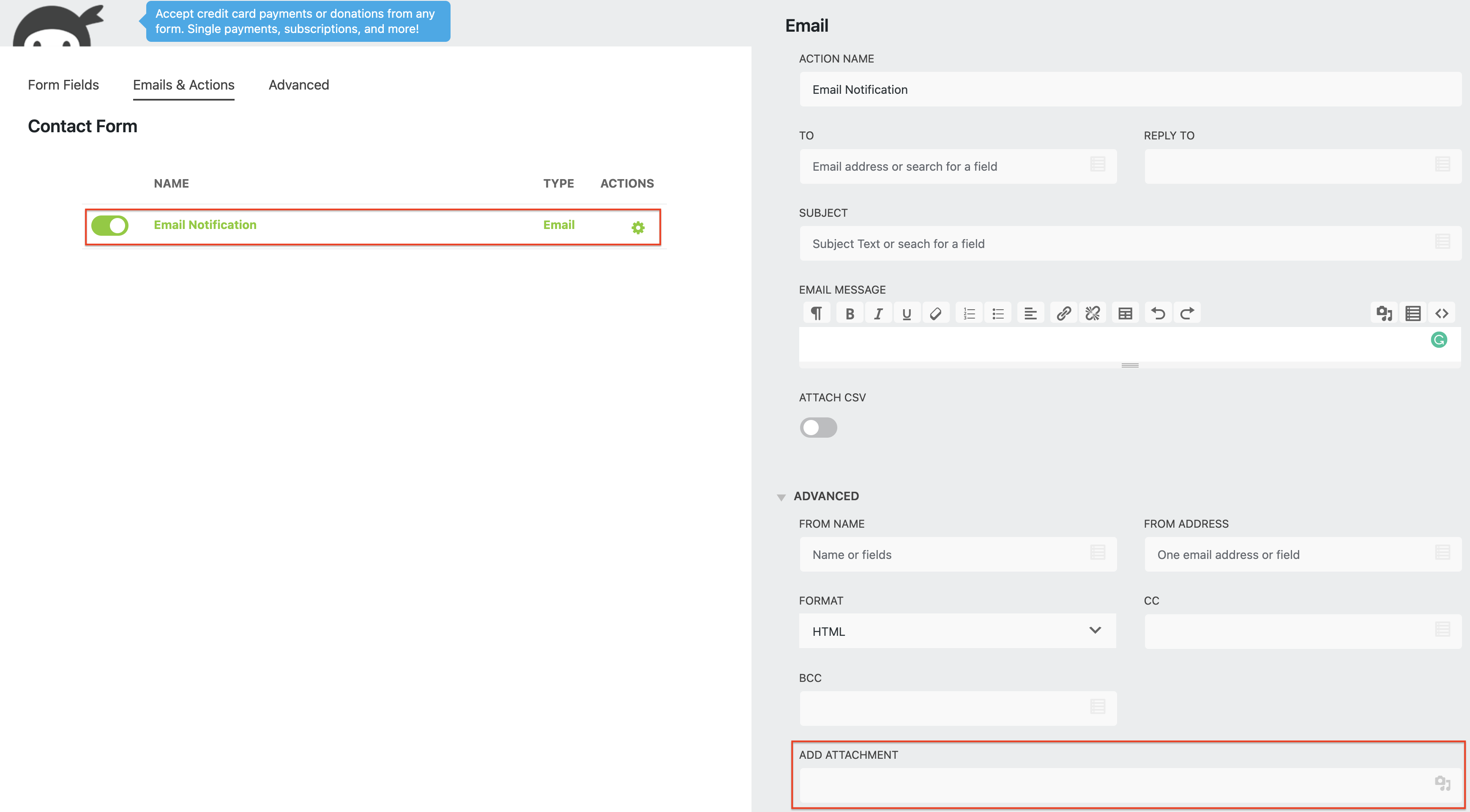 download gated content in wordpress form