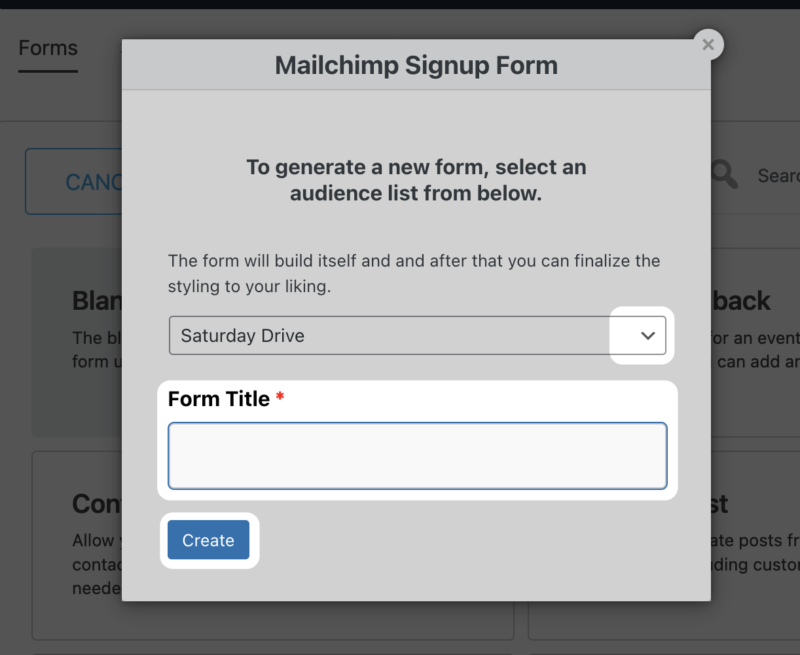 Mailchimp Signup Popup, Mailchimp to your WordPress forms