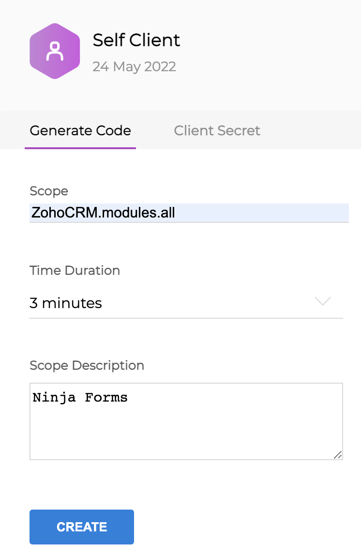 connecting Zoho CRM to WordPress