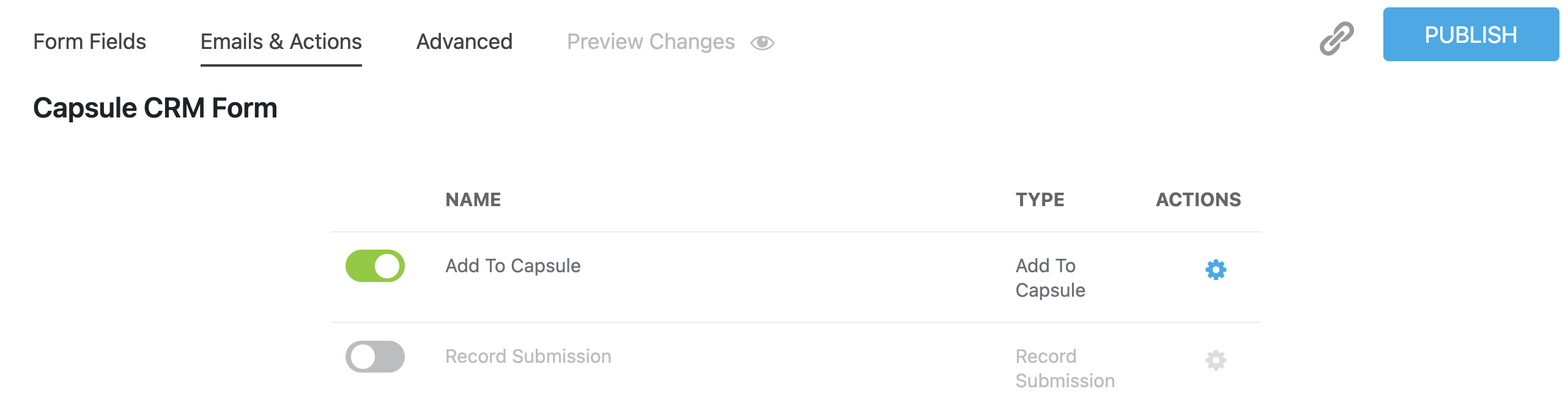 disabling storing submissions