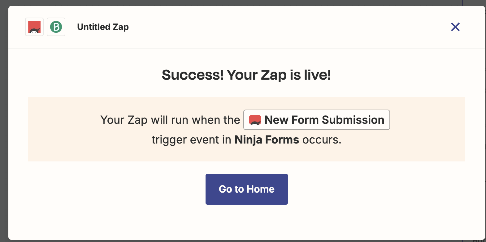 zap is live