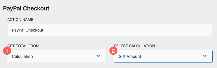 Get total from Calculation