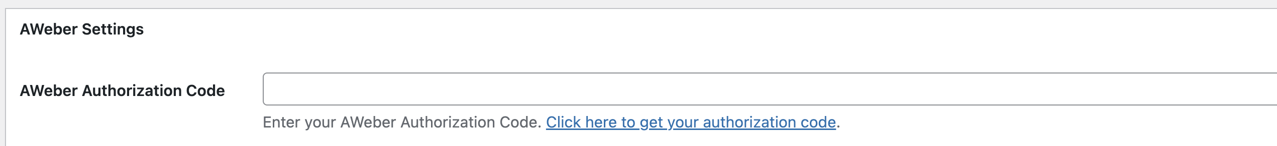 connect aweber to ninja forms in wordpress