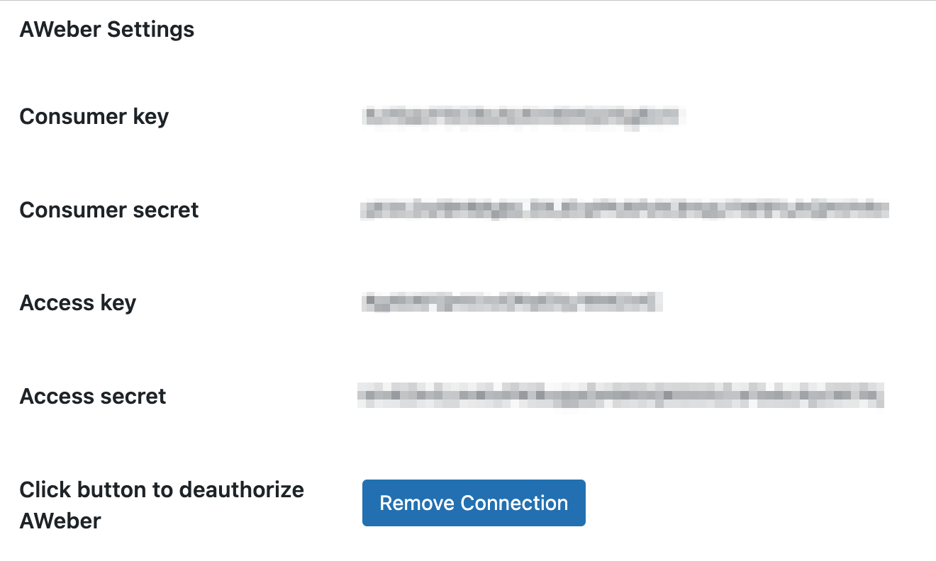 connecting aweber to wordpress website
