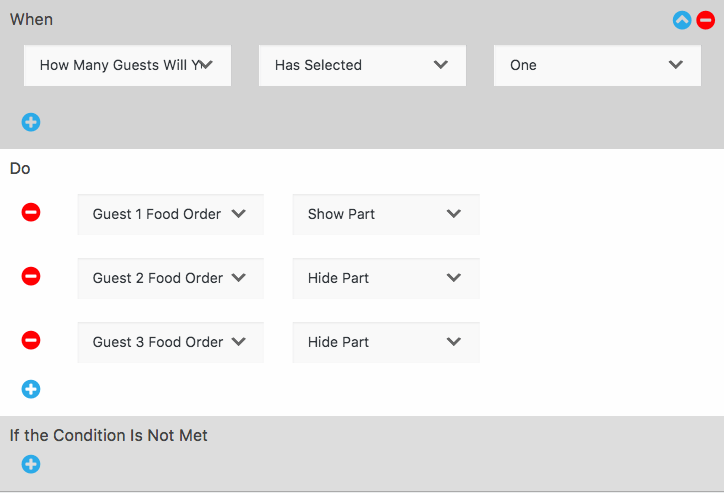 multi step form conditional logic