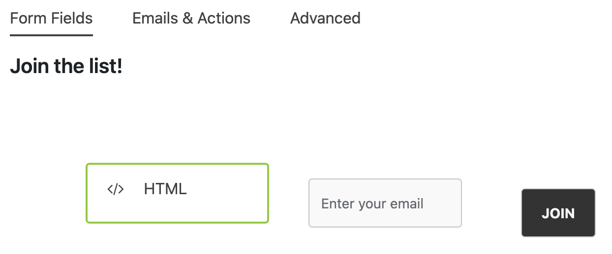 create emma sign up form