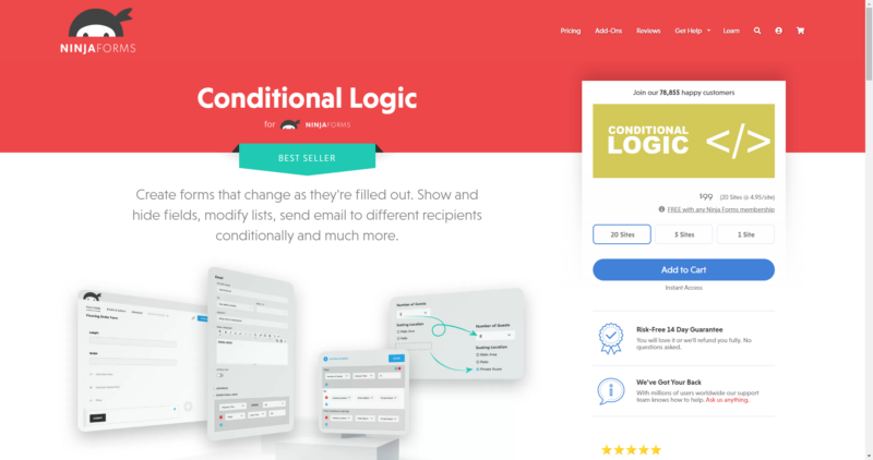 Conditional Logic Product Page