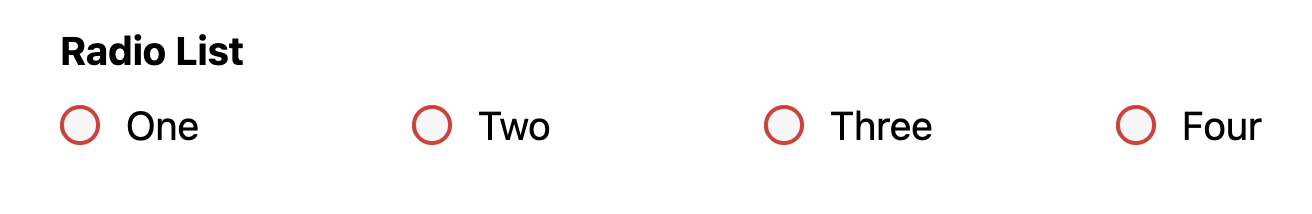 change color of radio buttons in wordpress
