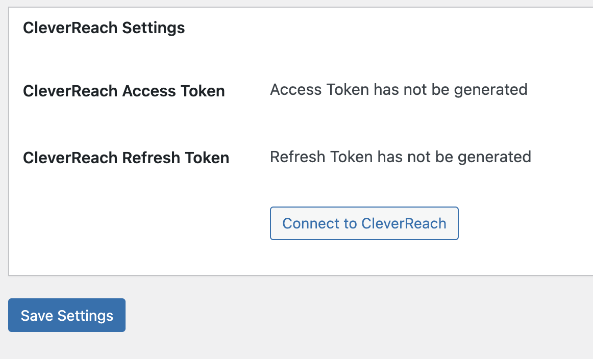 connect wordpress forms to cleverreach