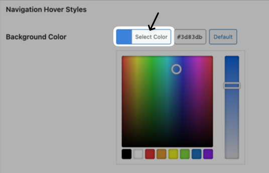 Navigation Hover Styles