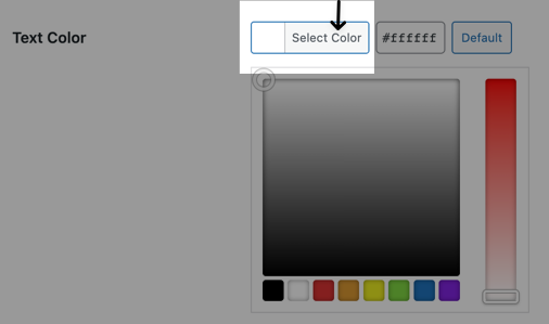 previous button text color