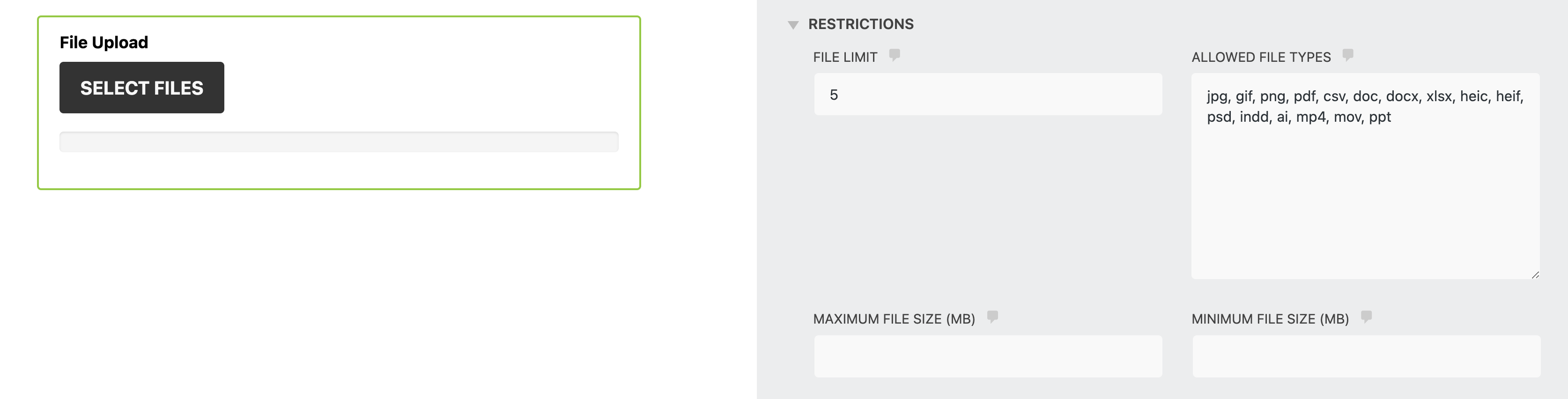 allow multiple file fypes in wordpress