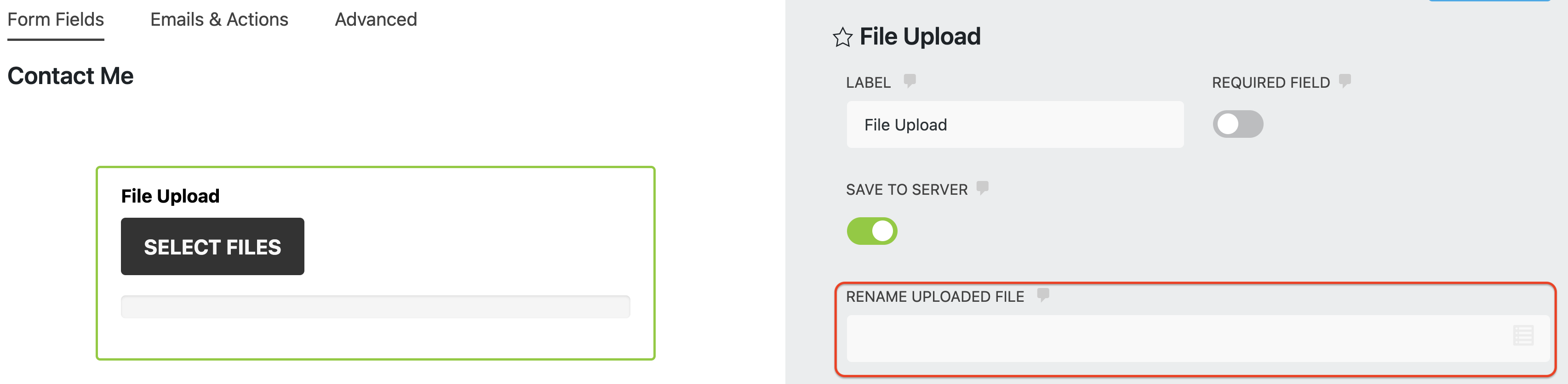 rename uploaded file in wordpress