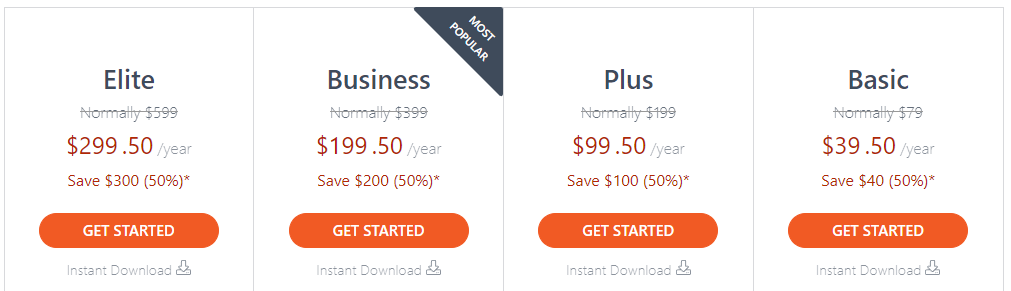Formidable Forms' pricing structures range from $39.50/year to $299.50/year.