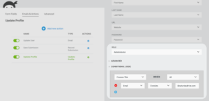 Dynamically process your form and assign a user role based on email
