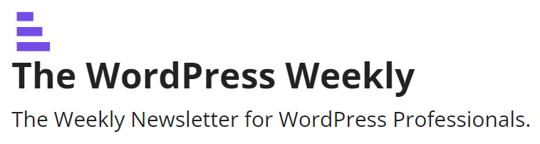 The WordPress Weekly logo