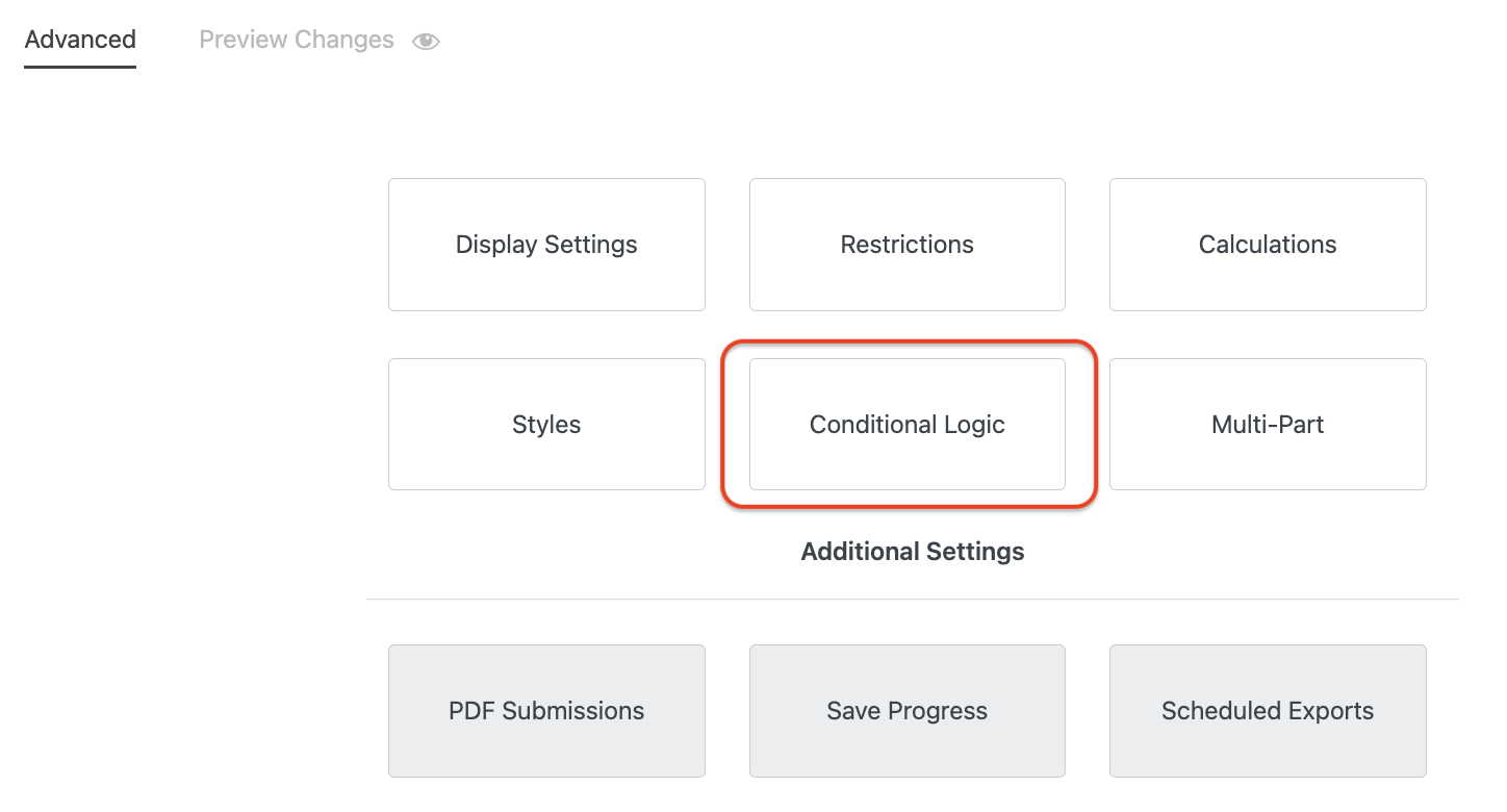 conditional logic to show and hide fields in wordpress