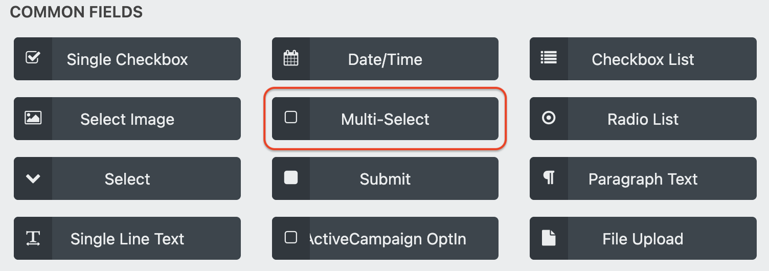 multi select dropdown box