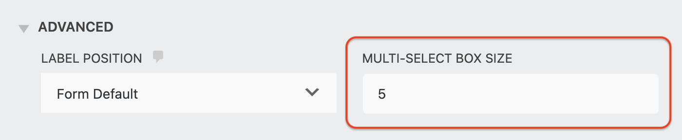 multiselect box size