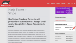 Stripe add-on extension details