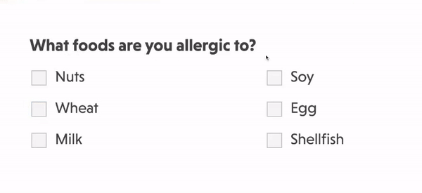 checkbox list field two column layout