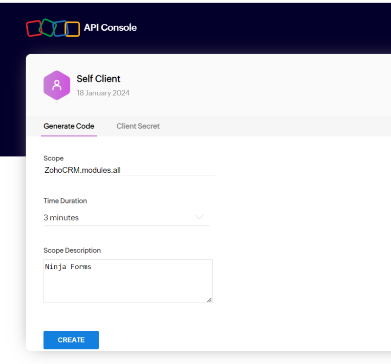 Generate the Authorization Code