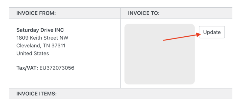 updating purchase invoice